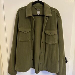 GAP Olive Green Fleece Jacket